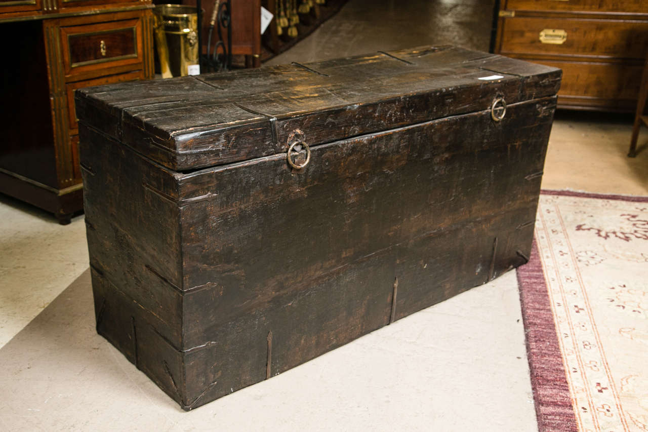 19th Century Chinese Trunk or Dowry or Blanket Chest