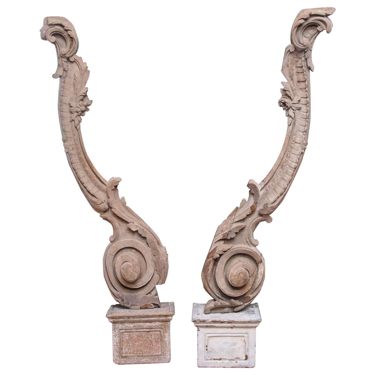 Pair of 18th Century Architectural Fragments For Sale