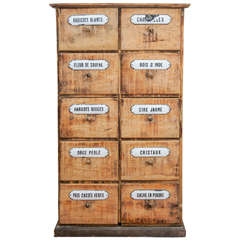 French Seed Cabinet, circa 1870