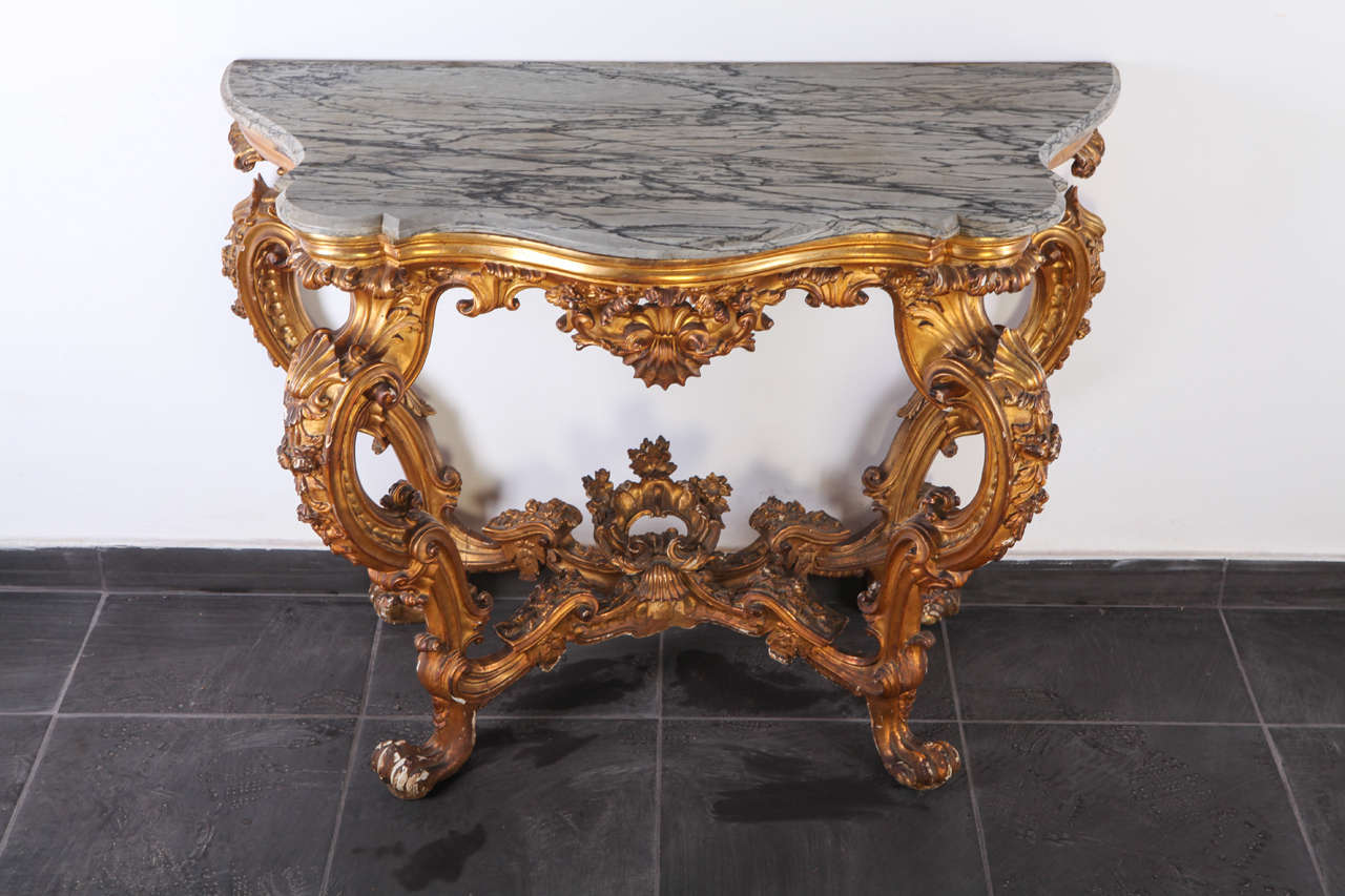Pair of Sicily Consoles, 18th Century