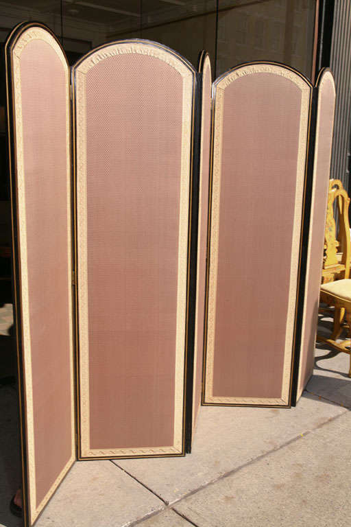 Mid-20th Century A Pair of Vintage French Folding Screens