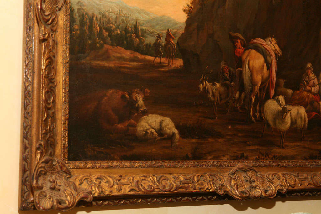 A late 18th Century Italian Painting For Sale 1