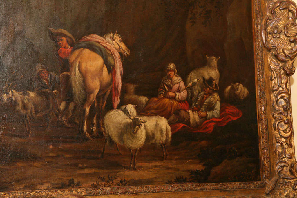 Italienisches Gemälde aus dem späten 18. Jahrhundert im Angebot 2