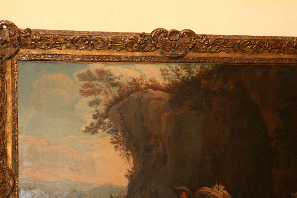 Italienisches Gemälde aus dem späten 18. Jahrhundert im Angebot 3