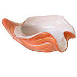 Vintage Murano Glass Shell Centerpiece
