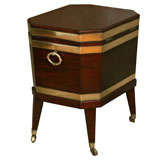 George III Brass Bound Mahogany Cellarette