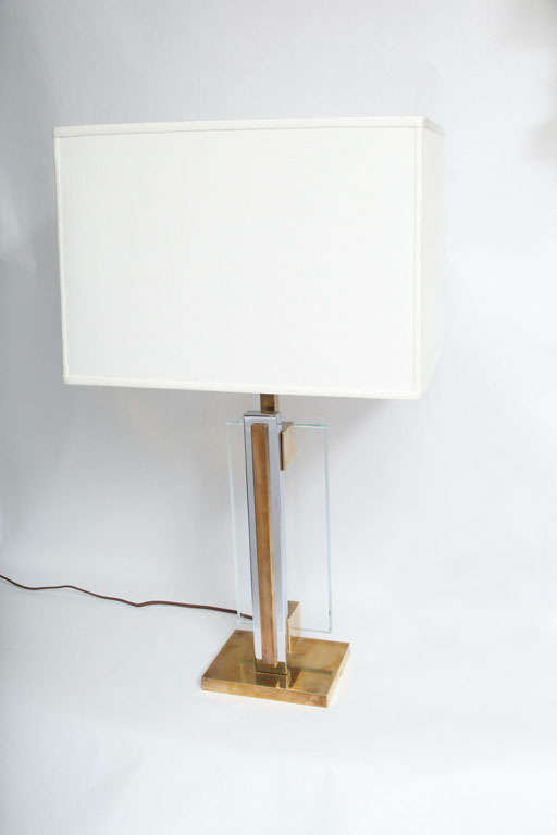 Mid-20th Century A Pair of American Modernist Table Lamps attributed to Hugo Gnam