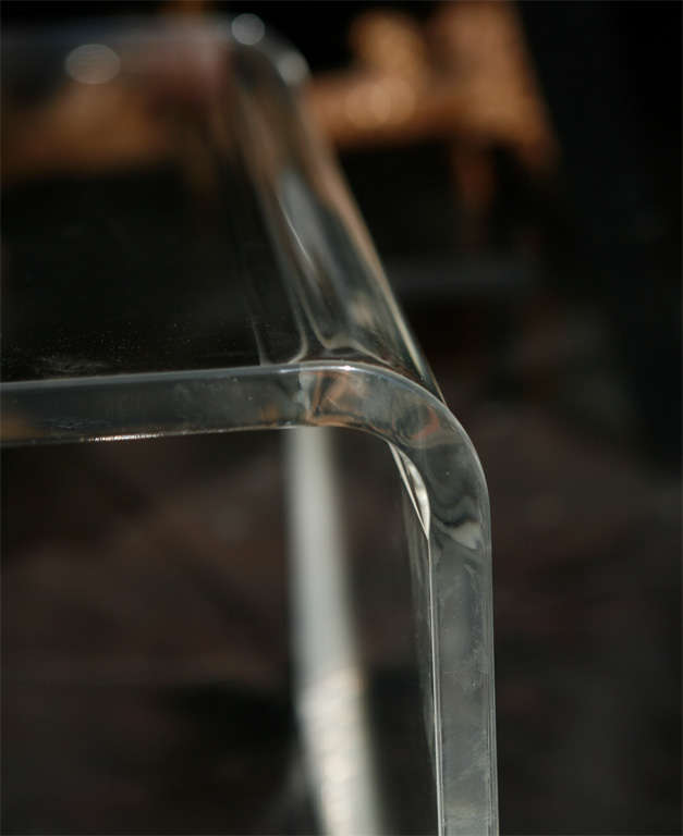 Waterfall Lucite Coffee Table 1