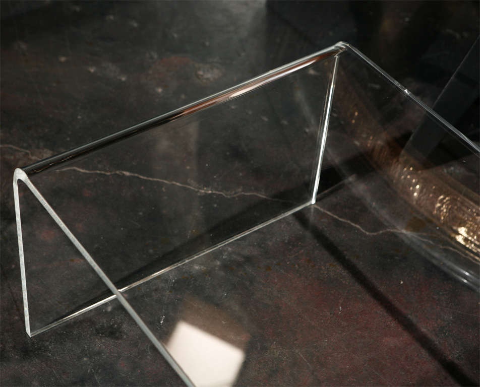 Waterfall Lucite Coffee Table 3