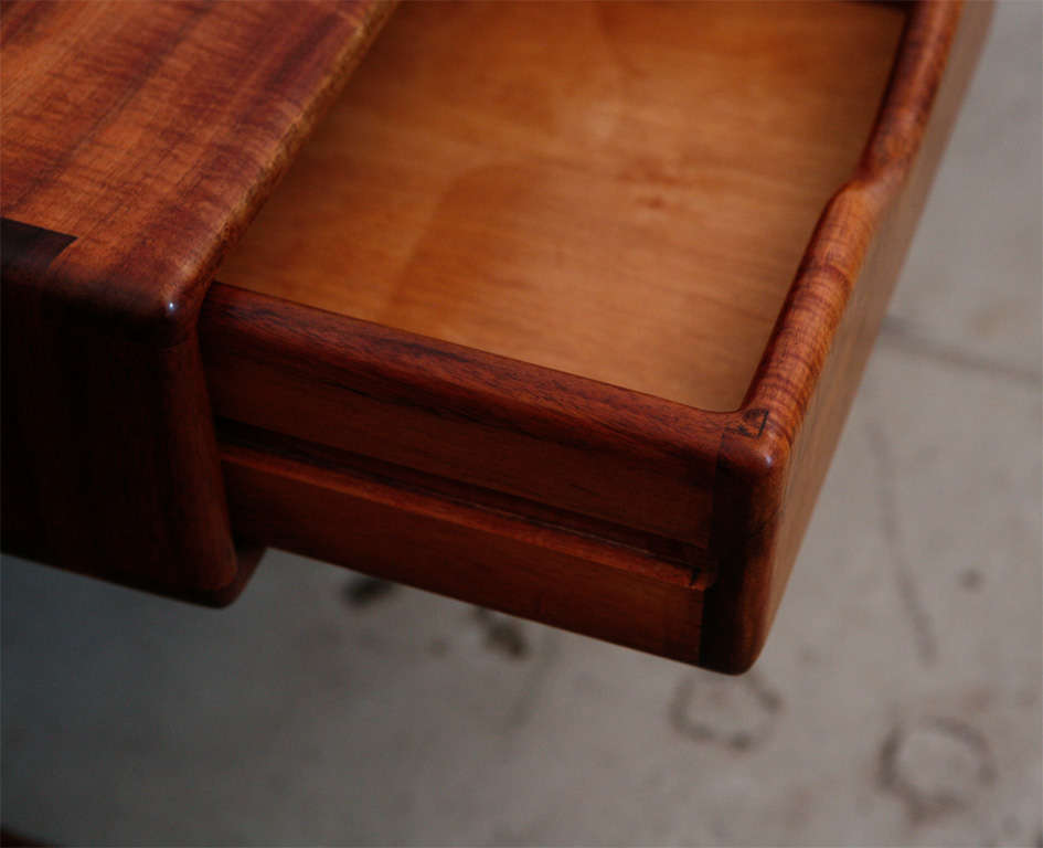 Late 20th Century Dale Holub Two-tiered Studio Dovetail Desk