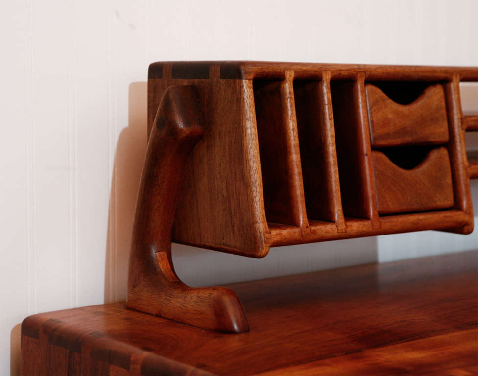 Dale Holub Two-tiered Studio Dovetail Desk 2