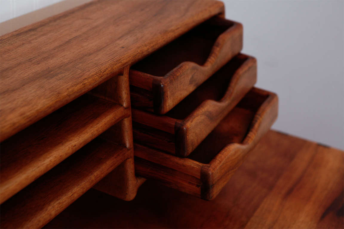 Dale Holub Two-tiered Studio Dovetail Desk 4