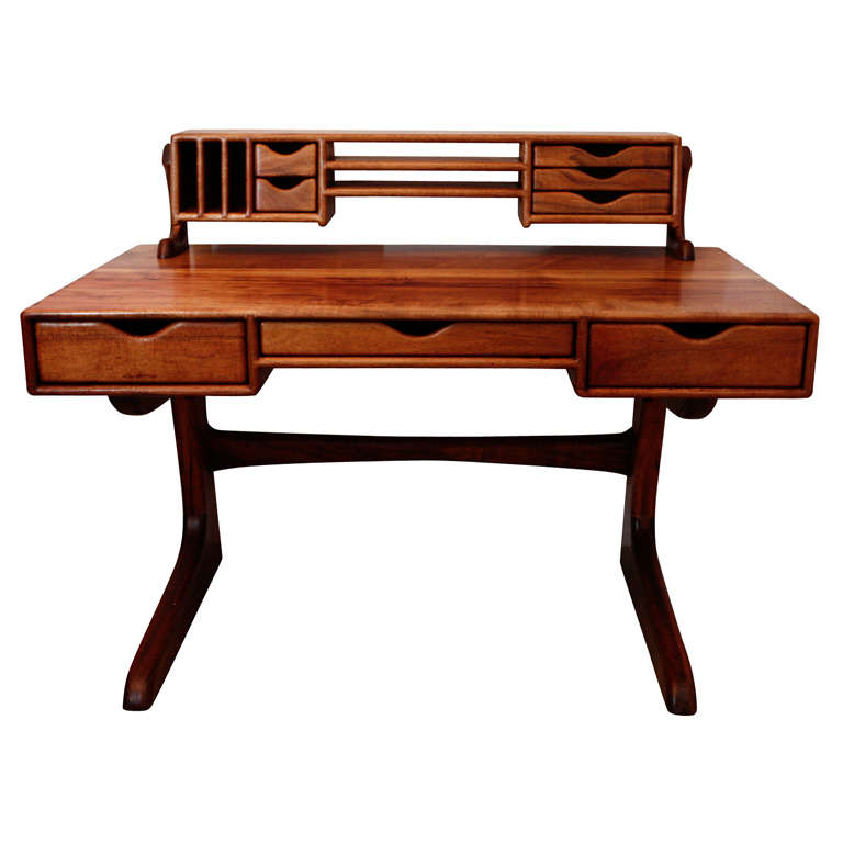 Dale Holub Two-tiered Studio Dovetail Desk