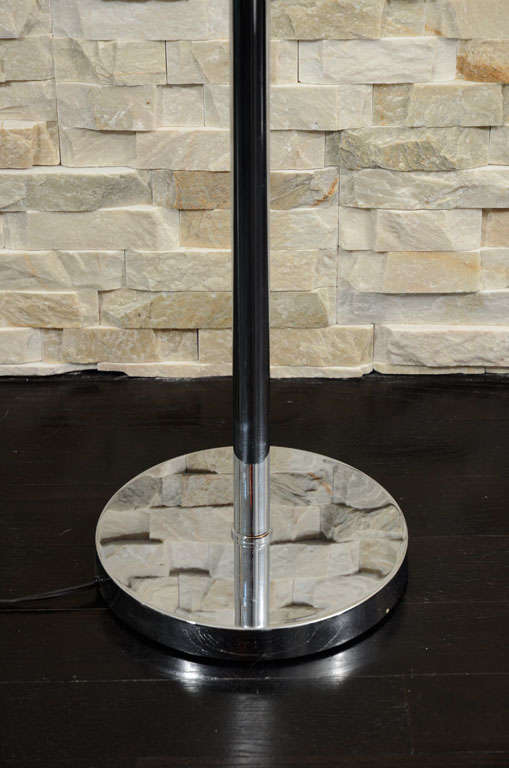 mid century 70's Chrome Reading Lamp For Sale at 1stdibs