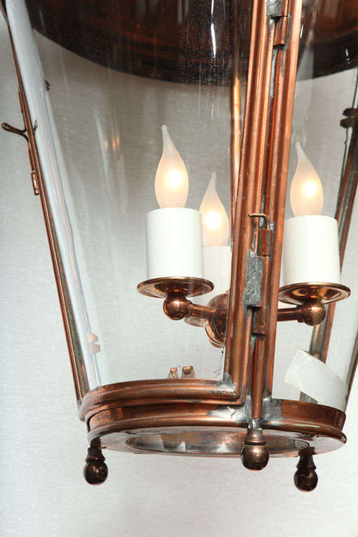 19th Century Pair of Conically Shaped Lanterns