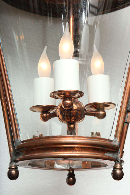 Pair of Conically Shaped Lanterns 1
