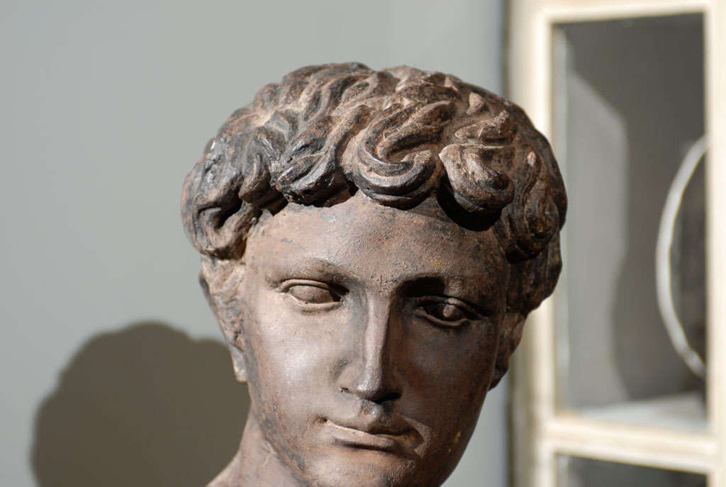 Early 19th Century Roman Bust, Circa 1820 In Good Condition For Sale In Atlanta, GA