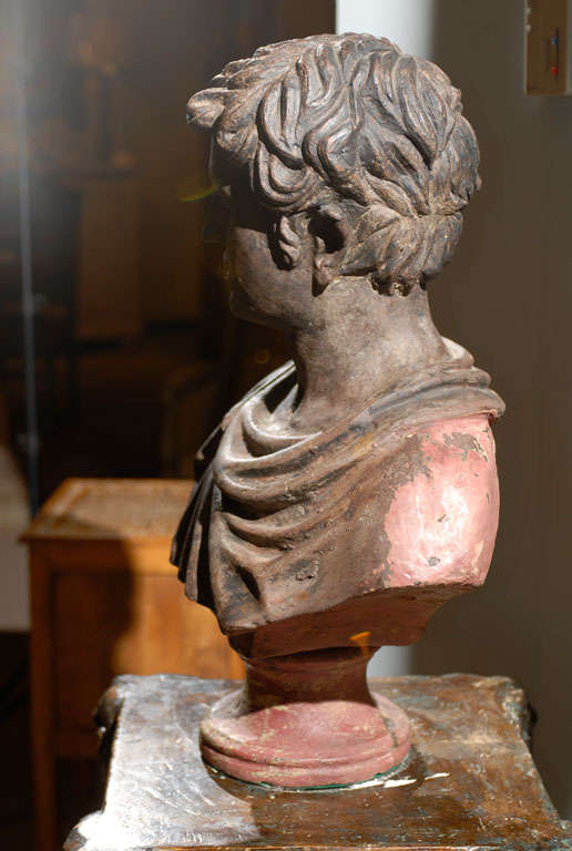 Early 19th Century Roman Bust, Circa 1820 For Sale 2