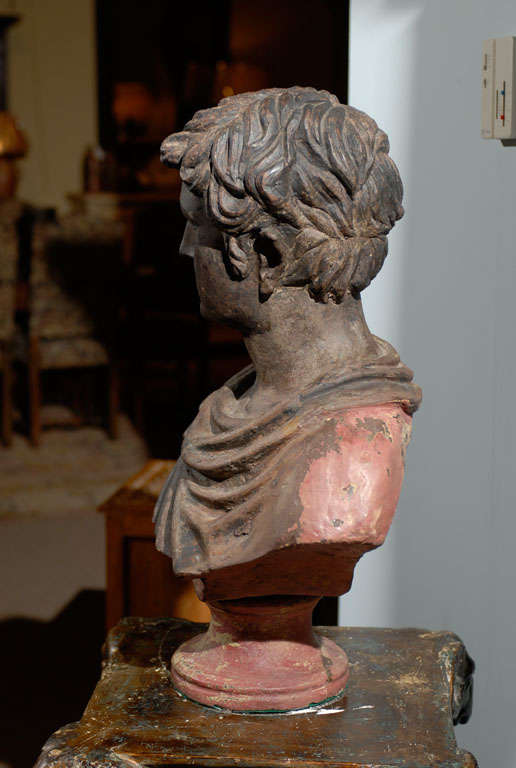Early 19th Century Roman Bust, Circa 1820 For Sale 3