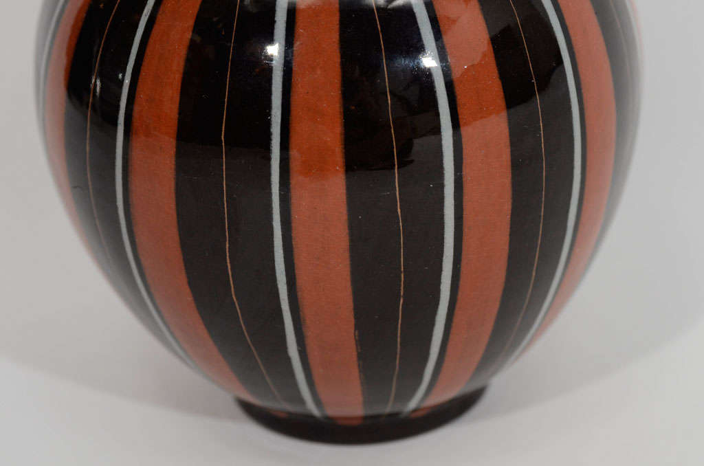 Rare Swiss Art Pottery Vase, 20thC. 1