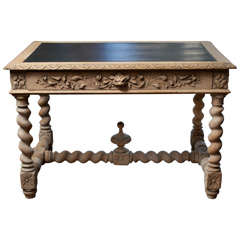 French Baroque Revival Writing Table