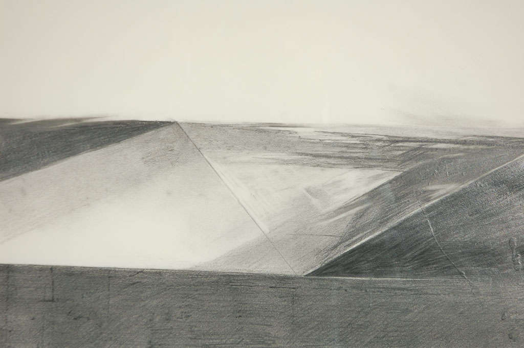 American A Set of Four Abstract Pencil Drawings, Zansky, 1973