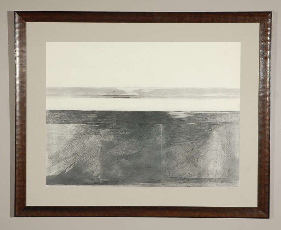 A Set of Four Abstract Pencil Drawings, Zansky, 1973 In Good Condition In Los Angeles, CA