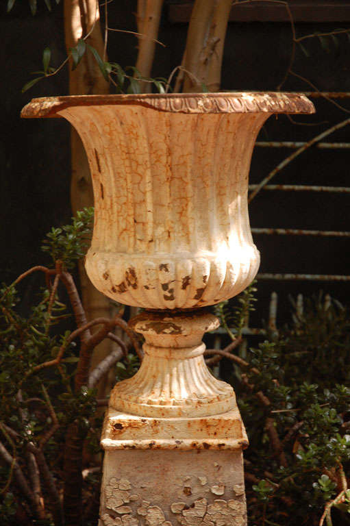 Pair of English Garden Urns, circa 1840 at 1stDibs