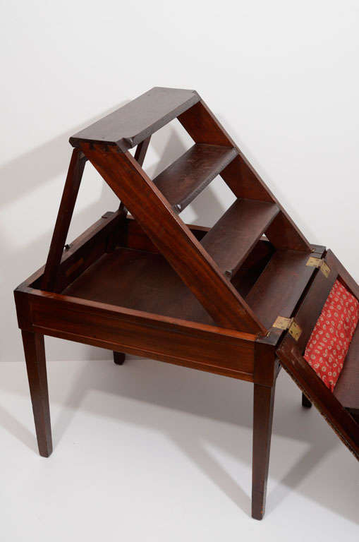 Mid-20th Century English Folding Library Steps