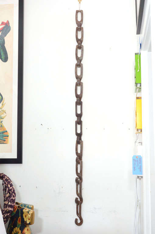 Iron Chain Links join together, sold in six foot sections.