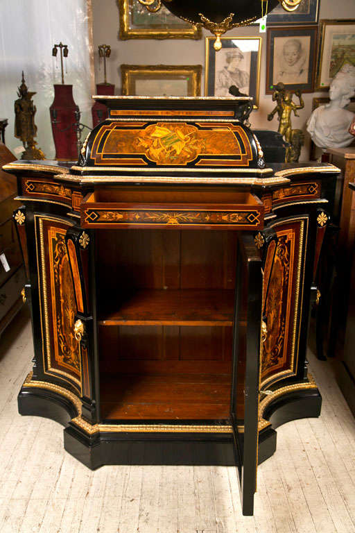 Ormolu Credenza in the Manner of Pottier and Stymus
