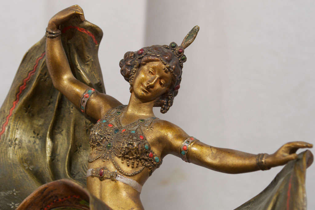 Moveable Naughty Vienna Bronze by Bergmann In Excellent Condition In Petaluma, CA