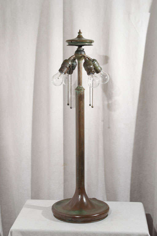 Huge Leaded Glass Table Lamp 2