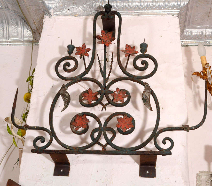 Wrought Iron Candle Sconce