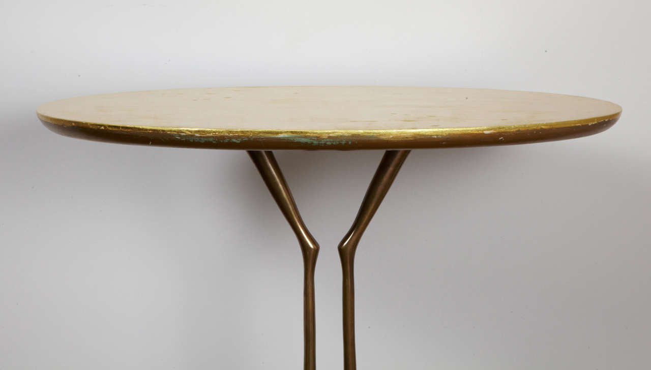Mid-Century Modern Traccia Exquisite Pedestal Table By Meret Oppenheim