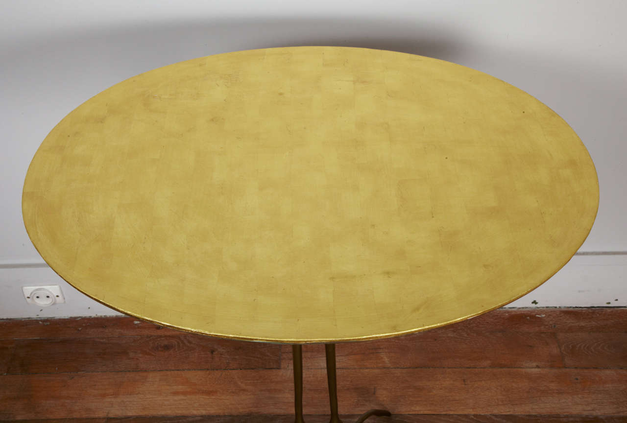 Swiss Traccia Exquisite Pedestal Table By Meret Oppenheim