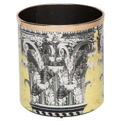 An Atelier Fornasetti Wastepaper Bin