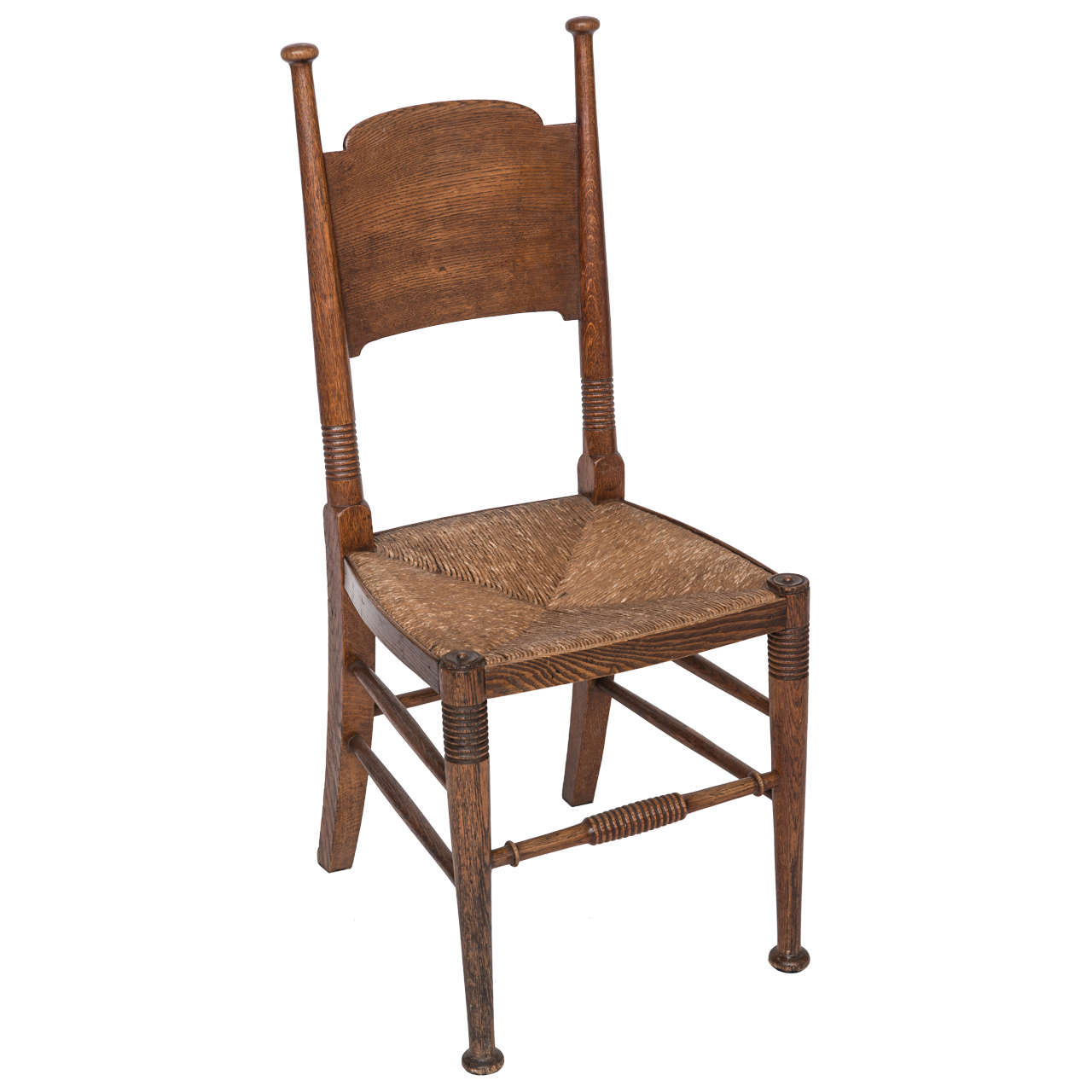 An Arts and Crafts Oak Chair by William Birch