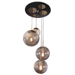 Impressive Smoked Glass pendant By Raak