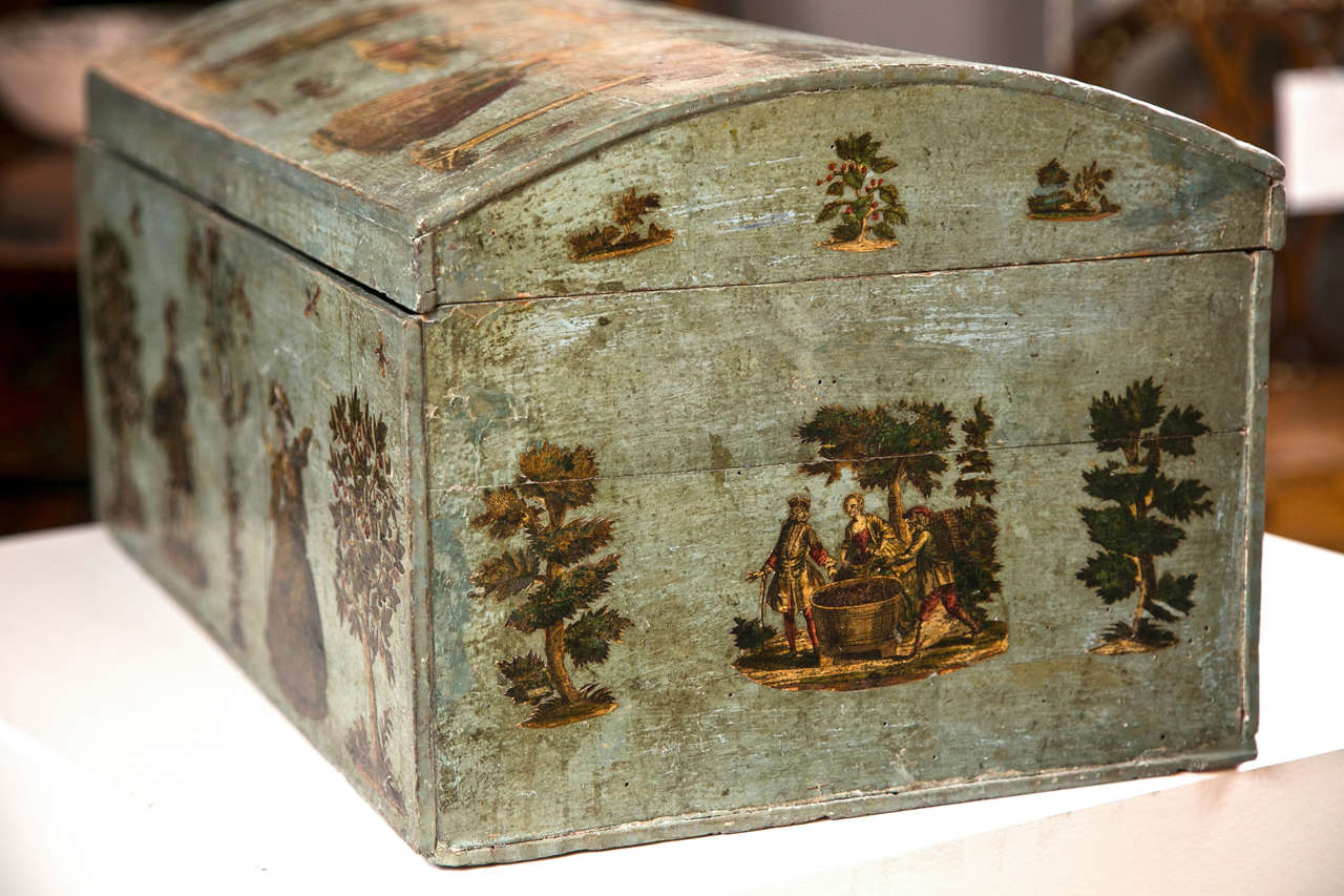 18th Century and Earlier An 18th Century Italian Dome Box