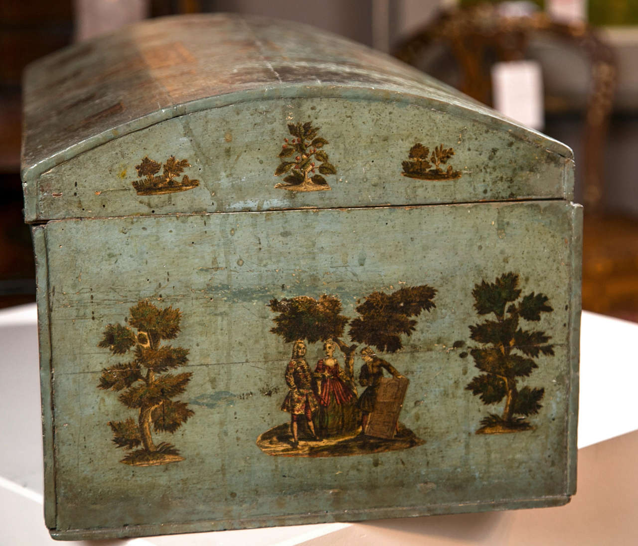An 18th Century Italian Dome Box 1