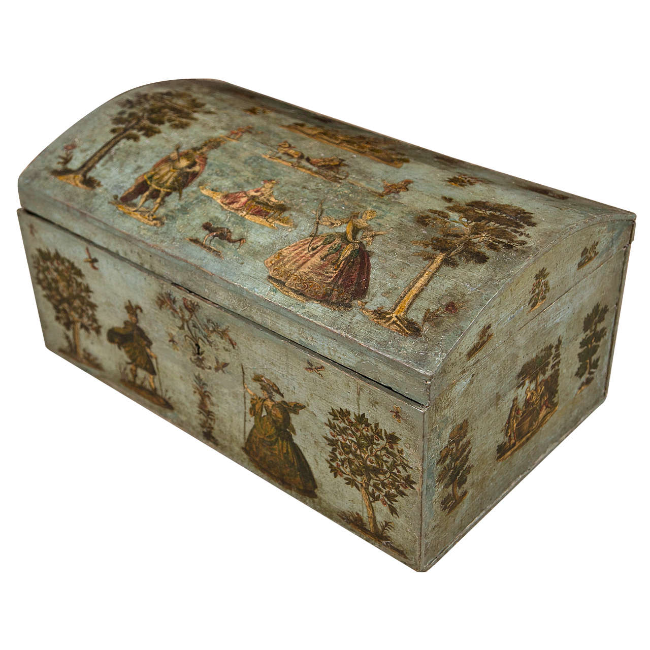 An 18th Century Italian Dome Box