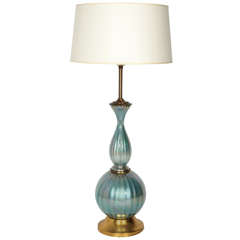 Italian Eglomise Table Lamp