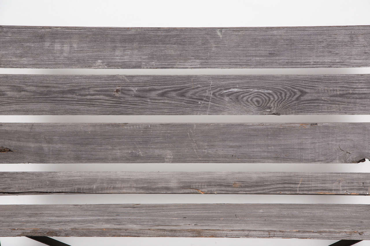 Original wood. Interesting simple scroll work.