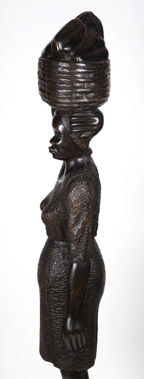 haitian wooden sculptures