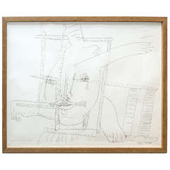 One of Eleven Drawings by Atila (Biro) 5
