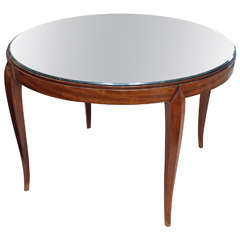 French 1940s Mirrored Side Table