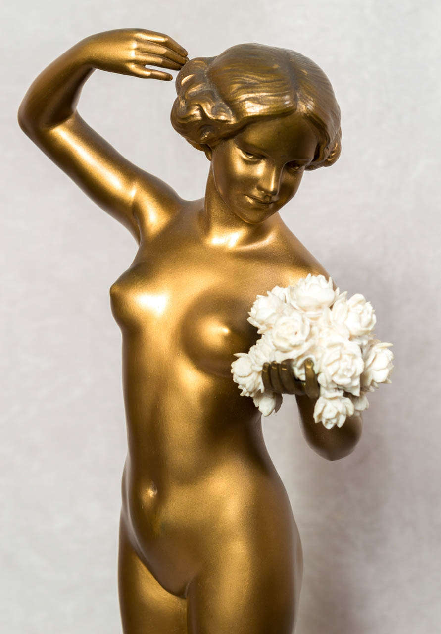 bronze nude statue