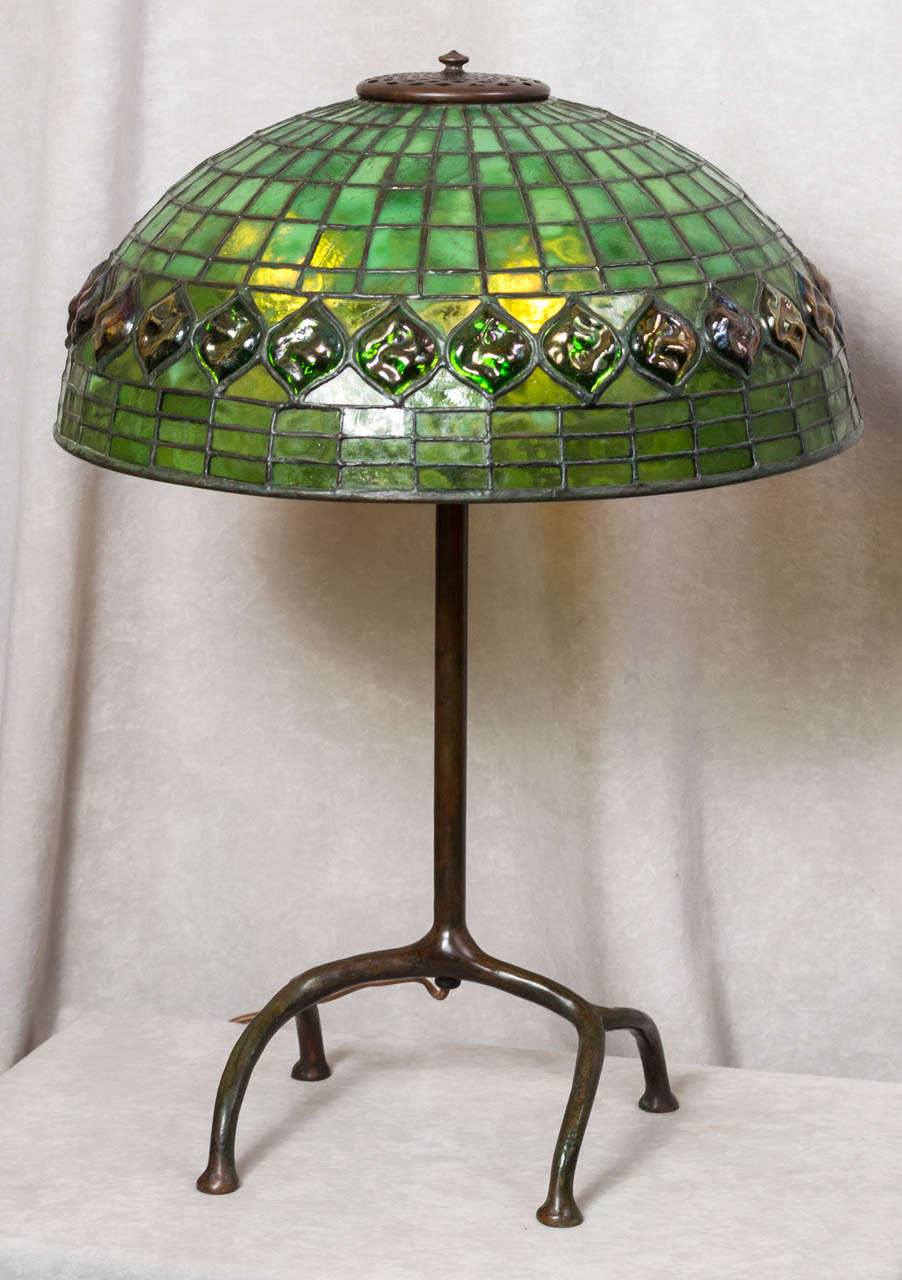 Tiffany Geometric Table Lamp