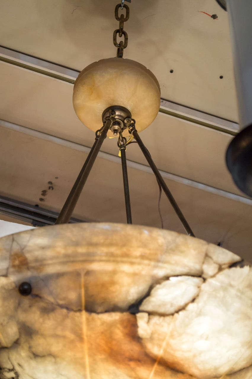 large bowl chandelier